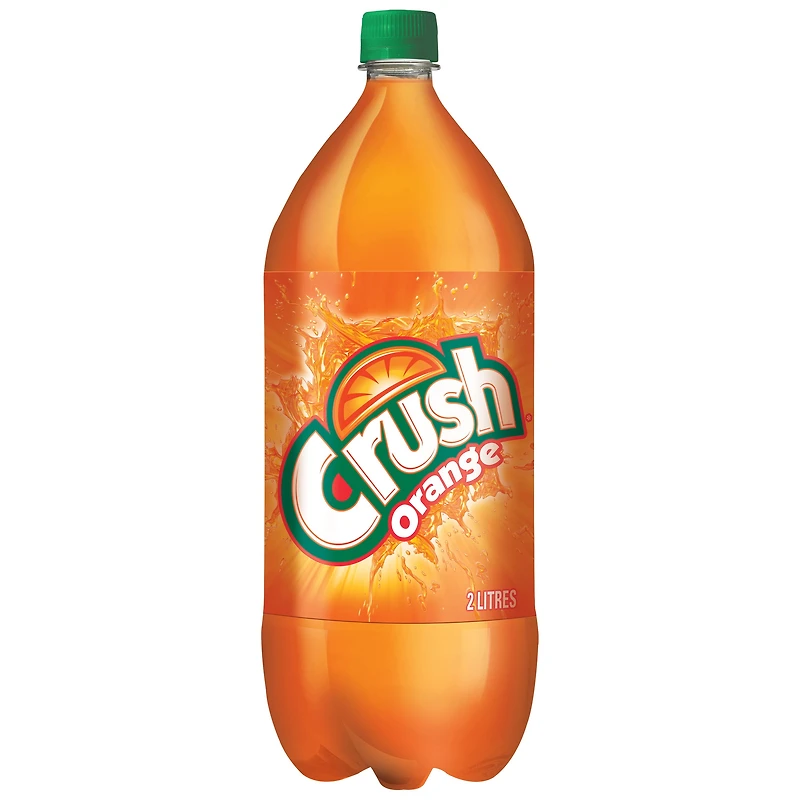 Crush Orange Soft Drink 2 L, Bottle, 2L