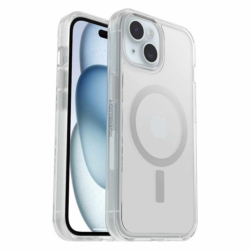 OtterBox Étui Symmetry Clear MagSafe Clear pour iPhone 16e/15/14/13