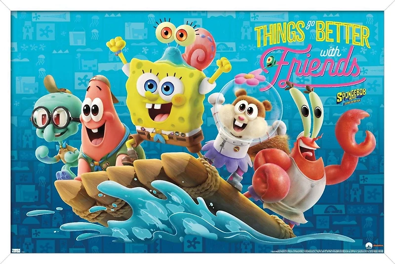 Le film Bob l'éponge : L'éponge en fuite - Amis