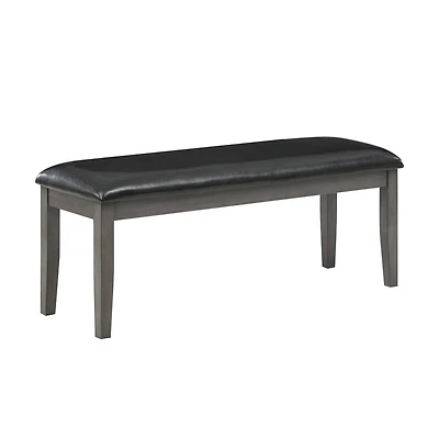 Topline Home Furnishings Grey Versatile Dining Bench