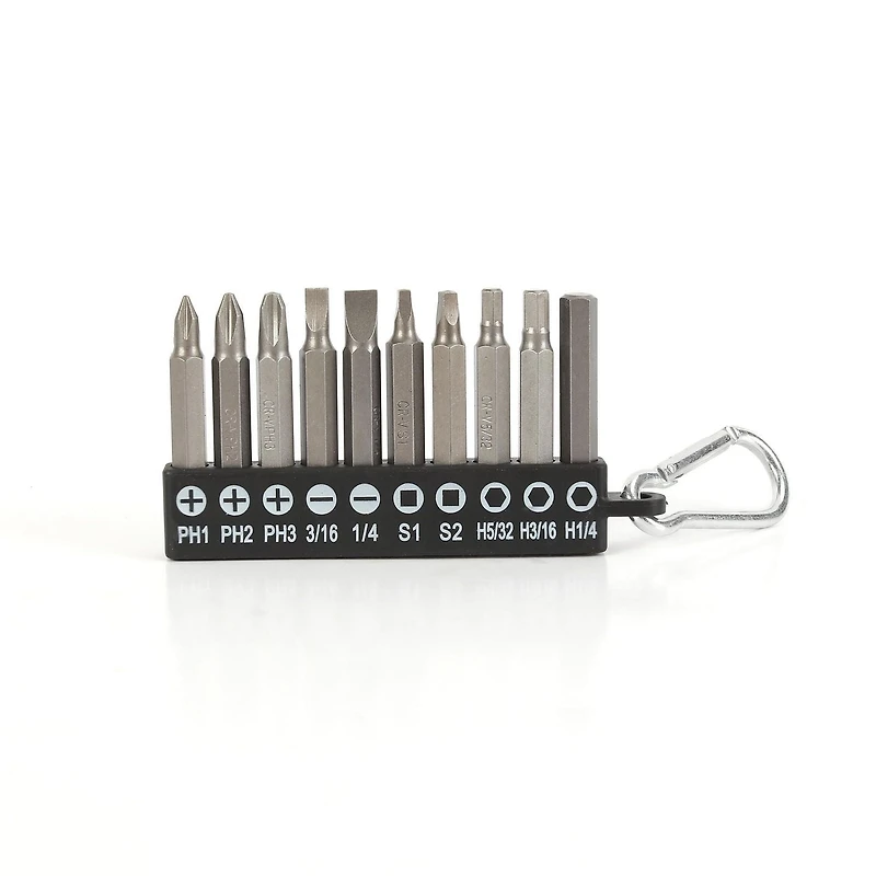WorkPro tournevis bit Set - 10 pièces,Cr-V,2 pouces de longueur