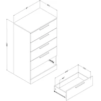 South Shore, Step One Essential collection, 5-Drawer Chest