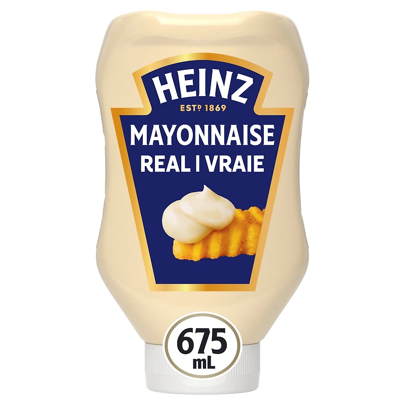 Heinz Real Mayonnaise, 675 mL Bottle, 675mL