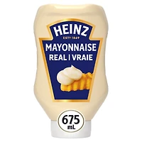 Heinz Real Mayonnaise, 675 mL Bottle, 675mL