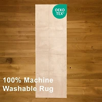 Tapis de Couloir Elion Lavable A la Machine Contemporain/Moderne pour Salon, Chambre, Salle Manger, Entrée, et Plus Encore.