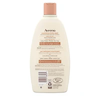 Aveeno Nourishing Almond Oil Body Wash with Prebiotic Oat, for Moisturized, Supple Skin