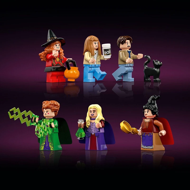 LEGO Ideas Disney Hocus Pocus: The Sanderson Sisters' Cottage Building Set, Gift Idea for Fans, 21341