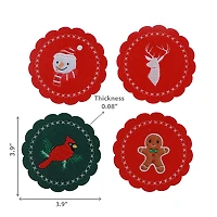 Sous-Verres En Feutre (Lot De 4) (Assorti)