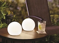Homtrends ENSEMBLE D’ORBES AUX COULEURS CHANGEANTES DE 15,2 cm 15 cm x 13,5 cm