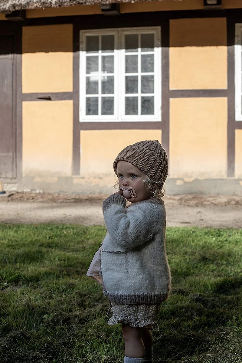 Sucettes Supreme BIBS pour Bébé | Sucette en Caoutchouc Naturel Sans BPA | Fabriqué au Danemark | Ensemble de 2 Sucettes (0-6 Mois)