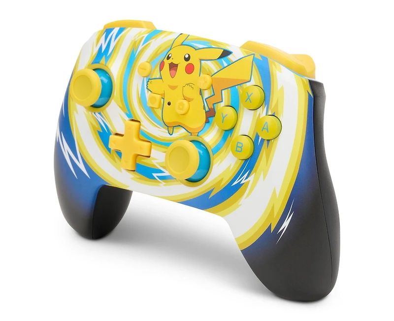 PowerA Enhanced Wireless Controller for Nintendo Switch - Pokémon: Pikachu Vortex, Nintendo Switch