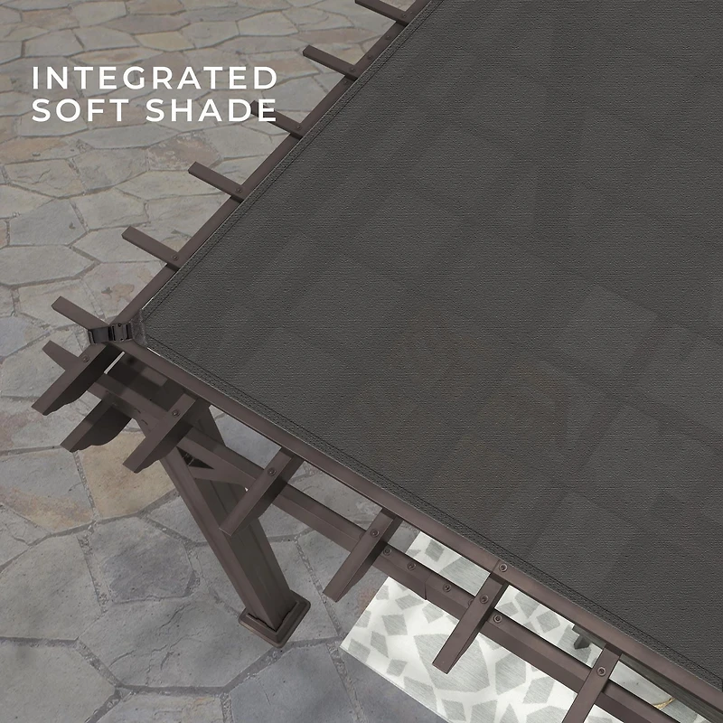 Pergola en cèdre Ashford 12' x 10' Backyard Discovery