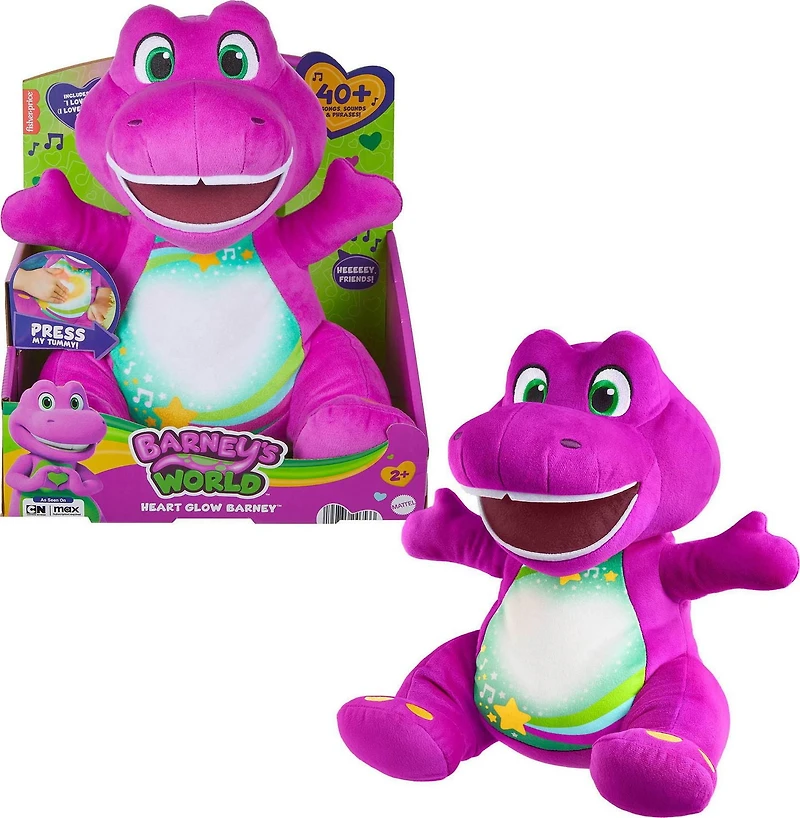 Fisher-Price  Barney’s World  Barney Cur Lumineux, multilingue Âges 2+