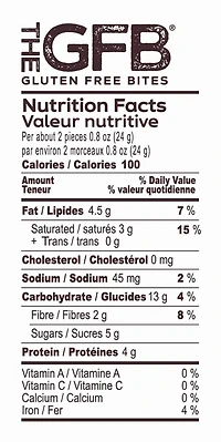 The GFB: Bouchées Sans Gluten - Noix De Coco Et Chocolat Noir