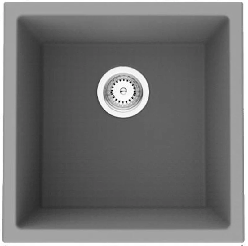 American Imaginations 30-in. W CSA Approved White Granite Composite Kitchen Sink With 1 Bowl AI