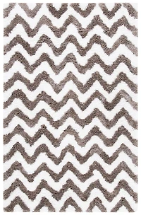 Safavieh Barcelona Carmella Zigzag Stripes Shag Area Rug