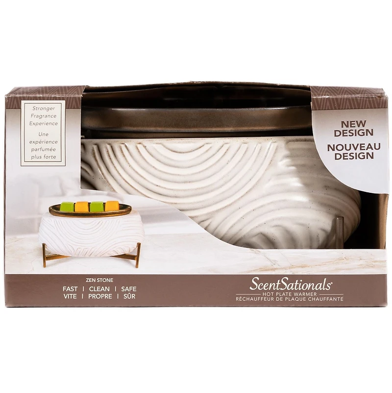 ScentSationals Hot Plate Warmer - Zen Stone, Hot Plate Wax Warmer