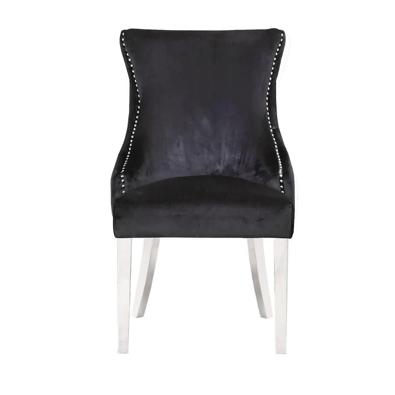 STONEFORT CHAIR – STEEL in Black SET OF 2