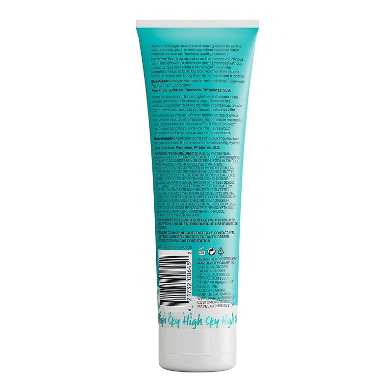 Marc Anthony Big Volume ™ Shampooing Épaississant 250 ml