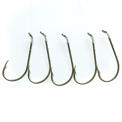 Mustad 555-2-6 Crochet à bec classique, bronze, taille 2 Crochet, Bronze Taille 2