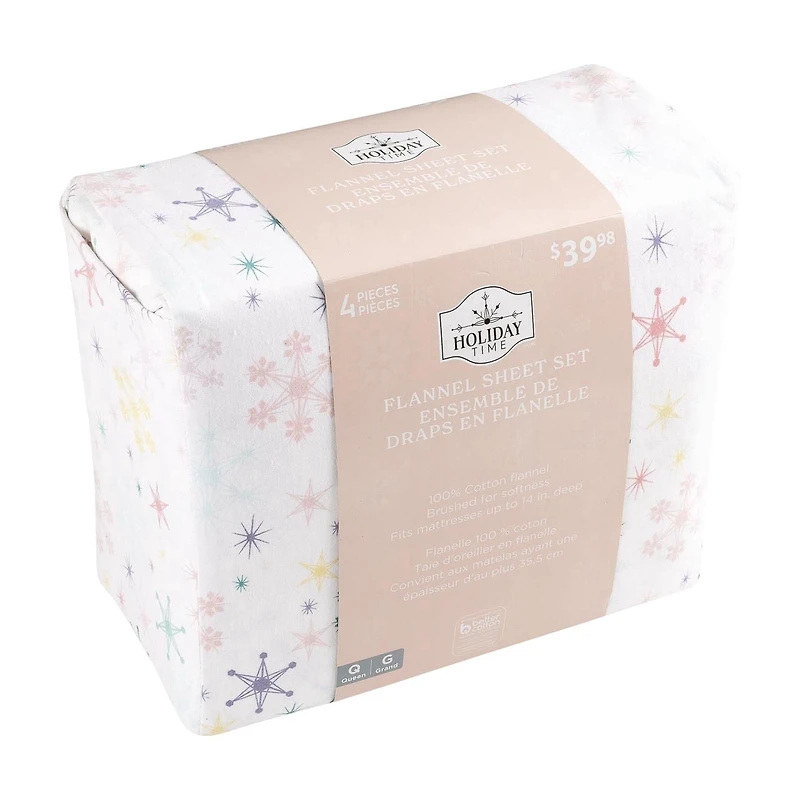 Holiday Flannel Sheet Set
