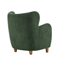 Fauteuil à oreilles Lucia Noble House, teck clair