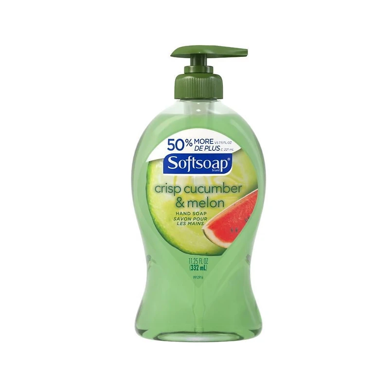 Pompe de savon pour les mains Softsoap Crisp Cucumber & Melon