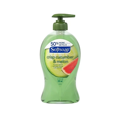 Pompe de savon pour les mains Softsoap Crisp Cucumber & Melon