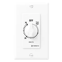 Compte à rebours Intermatic à ressort, 125-277 VAC, 30 minutes maximum - Blanc