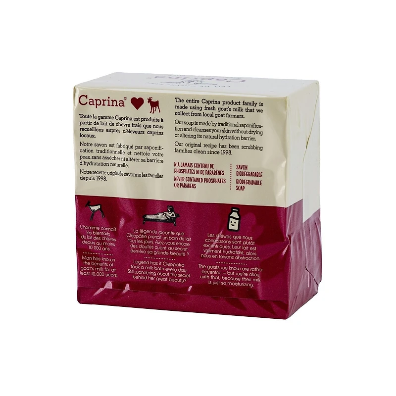 Caprina Savon Légendaire au Lait de Chèvre Frais Formule Originale