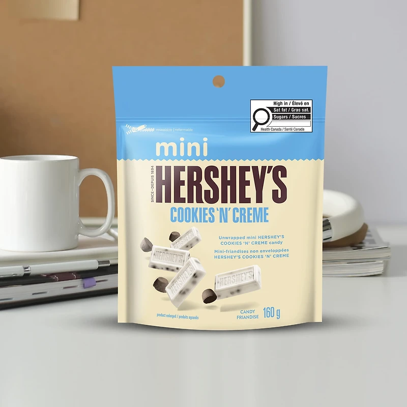 Friandise Mini HERSHEY'S COOKIES 'N' CREME 160 g