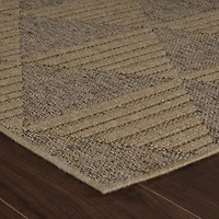 Tapis d'interieur exterieur abstrait Rug Branch Hogar, marron beige, moderne - Salon, chambre, salle a manger et cuisine