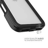 Coque étanche Body Glove Tidal pour iPhone 16 Pro Max - Noir/Transparent