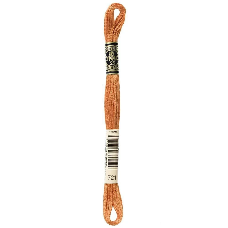 DMC Orange Cotton 6 Strand Floss 8m