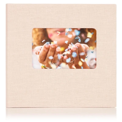Pinnacle Frames and Accents Linen 2UP Cherry Blossom Photo Album