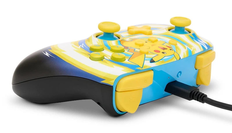 PowerA Enhanced Wireless Controller for Nintendo Switch - Pokémon: Pikachu Vortex, Nintendo Switch
