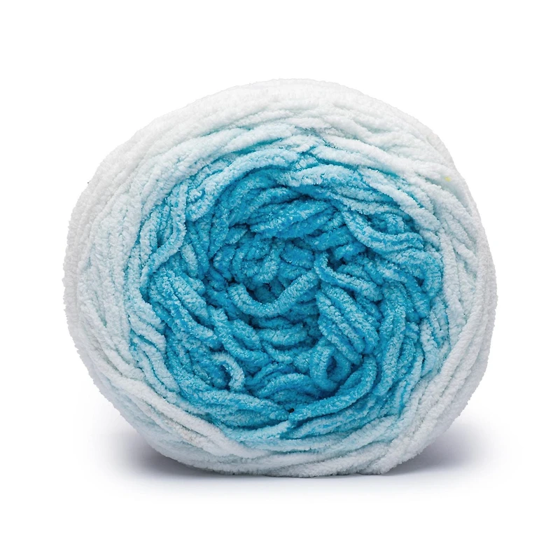 Bernat® Blanket Perfect Phasing Yarn, Polyester #6 Super Bulky, 10.5oz/300g, 220 Yards, New chenille-style yarn