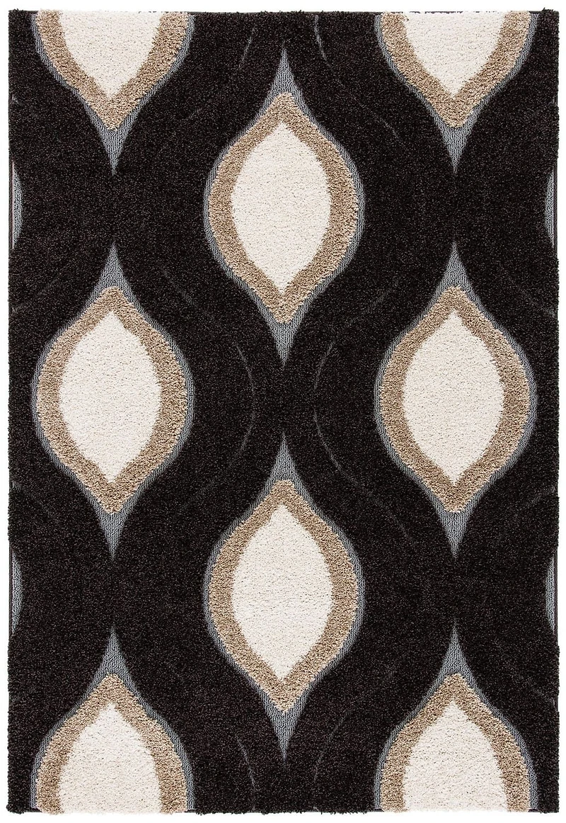 Safavieh Florida Declan Geometric Swirls Shag Area Rug
