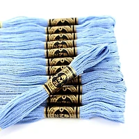 DMC Coton à broder 6 brins 8m bleu