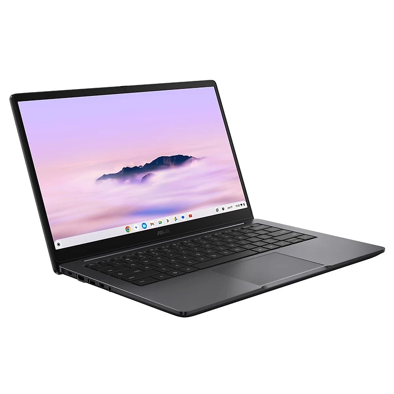 Ordinateur portable ASUS Chromebook Plus CX14, écran FHD (1920x1080) 16:9 antireflet de 14 po, pro Intel® Celeron® 3-N355, stockage de 128 Go, mémoire de 8 Go, ChromeOS, Rock Grey, CX1405CTA-DS31-CB