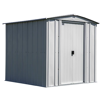 Arrow 8 x 8 x 6 ft Light Grey Shed