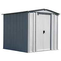 Arrow 8 x 8 x 6 ft Light Grey Shed