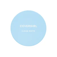 COVERGIRL Clean Matte Pressed Powder, Smooth Matte Finish, Lightweight, Shine-Free Skin, Oil-Free Formula, 100% Cruelty-Free