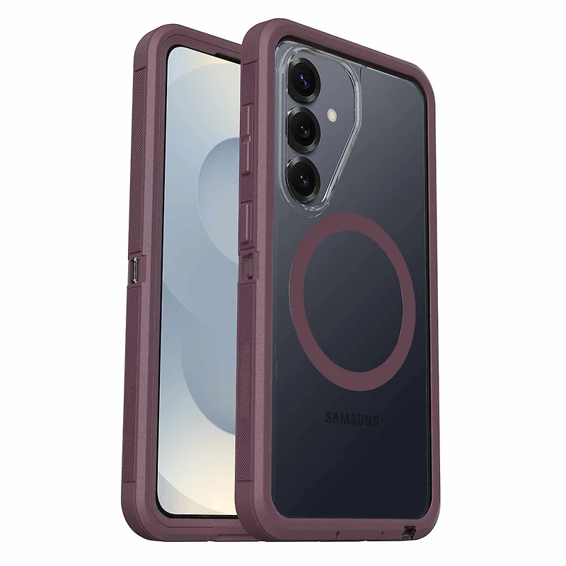 OtterBox Defender Pro XT Clear Case w/Magnets Purple Mystery for Samsung Galaxy S26