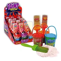Paint Splash 2 en 1 - Sucettes et bonbons à tremper.  3 saveurs délicieuses Paint Splash 2 en 1 Sucettes