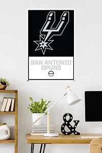 NBA San Antonio Spurs - Logo 21 Wall Poster, 22.375" x 34"