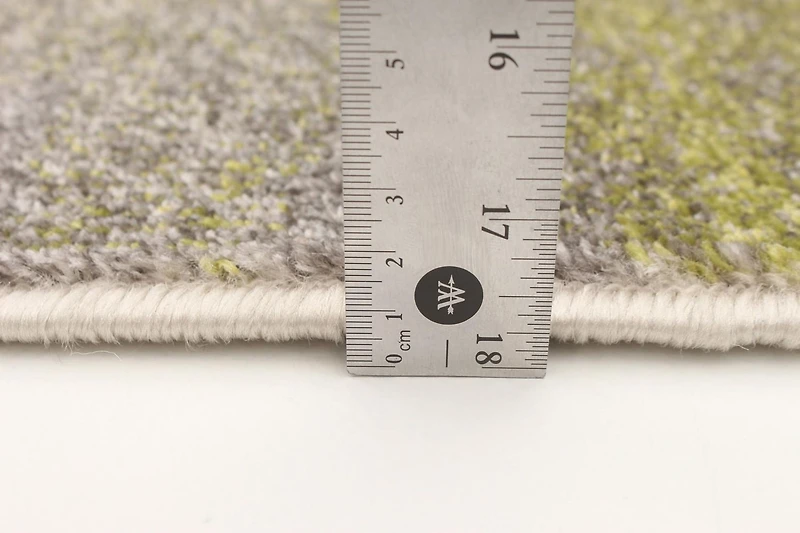 ECARPET Cora Ivory/Green Rug