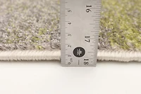 ECARPET Cora Ivory/Green Rug
