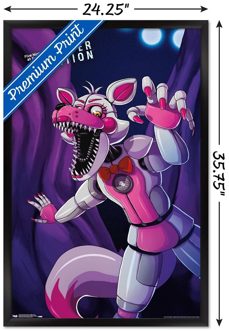 Five Nights at Freddy's: Sister Location - Funtime Foxy Wall Poster