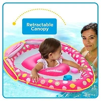 SwimSchool Grow-With-Me Babyboat avec auvent et 3 jouets - Sirène BabyBoat avec auvent et jouets
